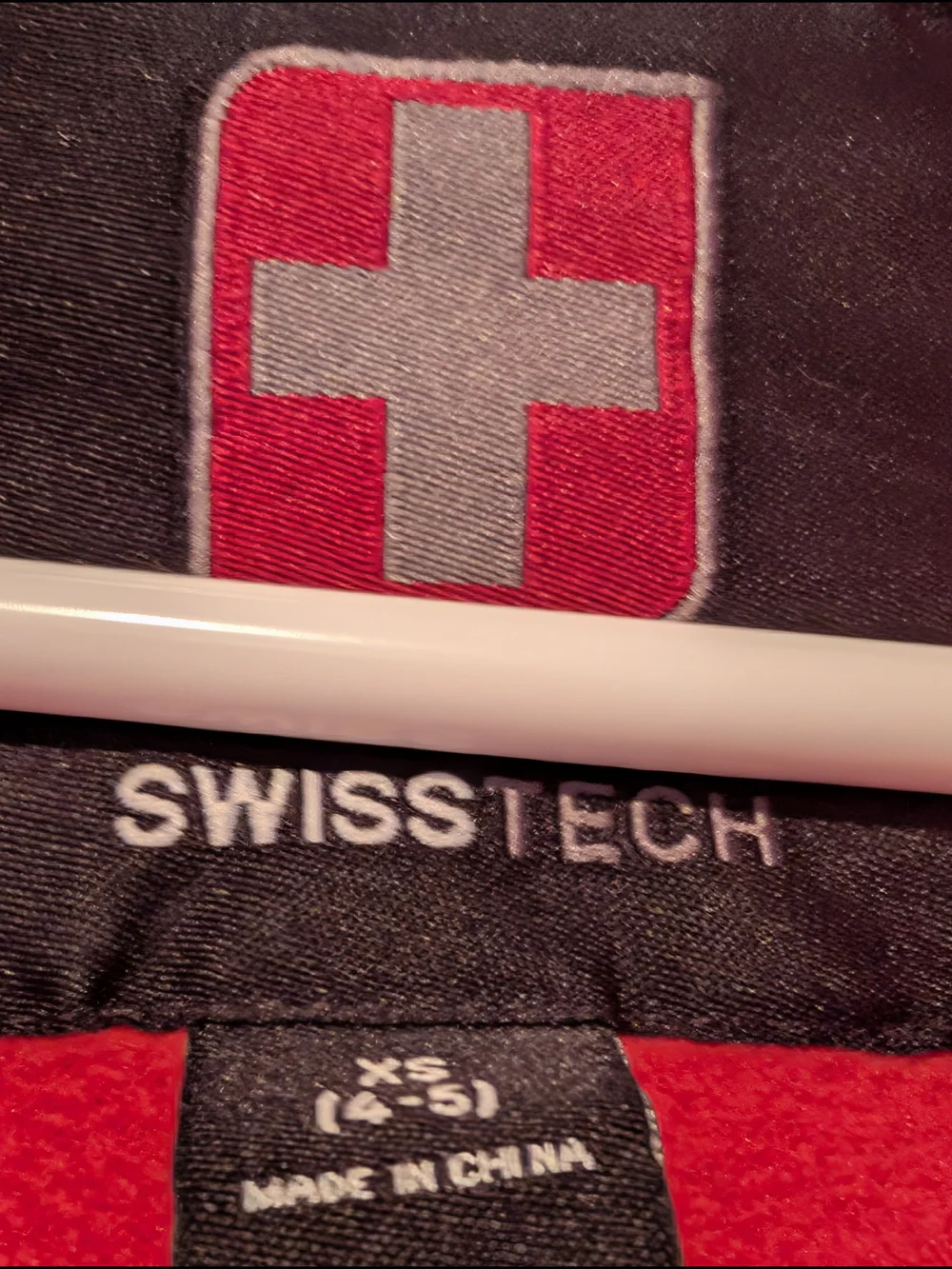 Pre Loved Swiss Tech Coral Kids Hooded Jacket